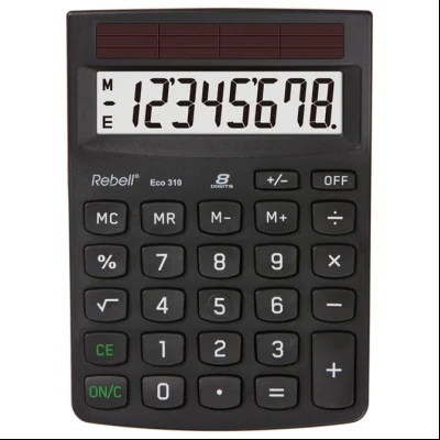 Kalkulator komercijalni 8mesta Rebell RE-ECO310 BX crni