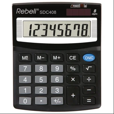 Kalkulator komercijalni  8mesta Rebell RE-SDC408 BX crni