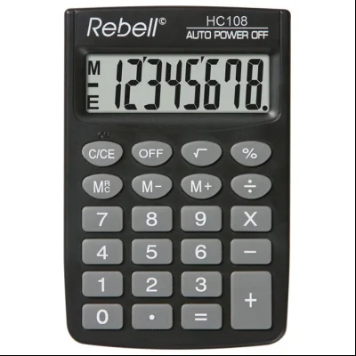 Kalkulator džepni 8mesta Rebell RE-HC108 BX crni