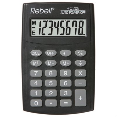 Kalkulator džepni 8mesta Rebell RE-HC208 BX crni