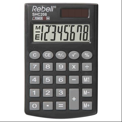 Kalkulator džepni  8mesta sa preklopom Rebell RE-SHC208 BX crni