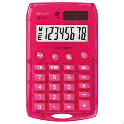 Kalkulator džepni 8mesta Rebell RE-STARLETP BX roze