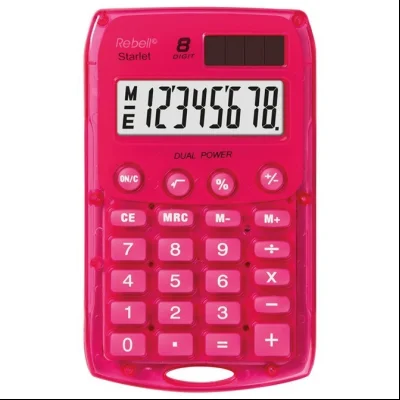 Kalkulator džepni  8mesta Rebell RE-STARLETP BX roze