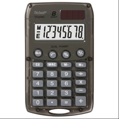 Kalkulator džepni  8mesta Rebell RE-STARLETS BX crni