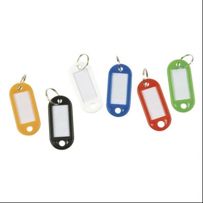 Privezak za ključeve plastični pk100 Q-Connect Donau KF02696 CRNI