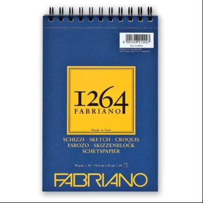 Blok Sketches spirala gore A5 60L 90g (natural grain) 1264 Fabriano 19100636