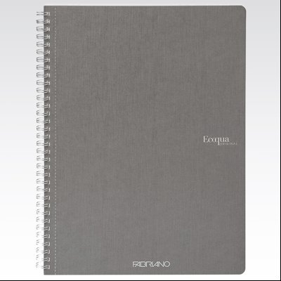 Sveska spirala A4 karo 70L 90g EcoQua Fabriano 19290101 siva (antracite)