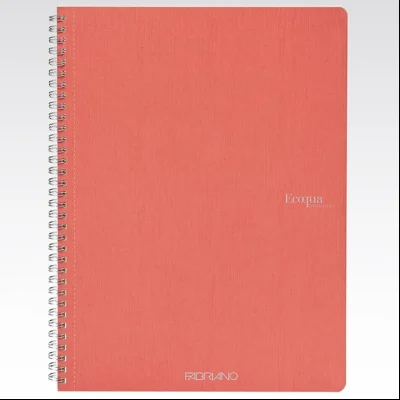 Sveska spirala A4 karo 70L 90g EcoQua Fabriano 19290105 roze (flamingo)
