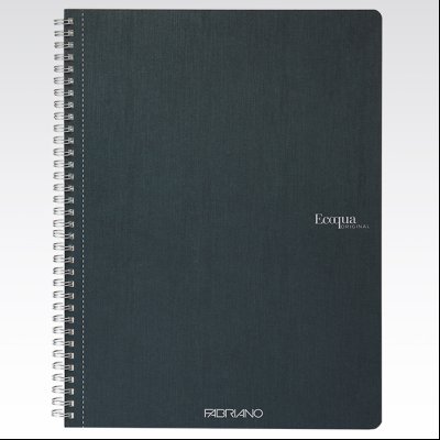 Sveska spirala A4 karo 70L 90g EcoQua Fabriano 19290110 kraljevsko zelena (royal green)