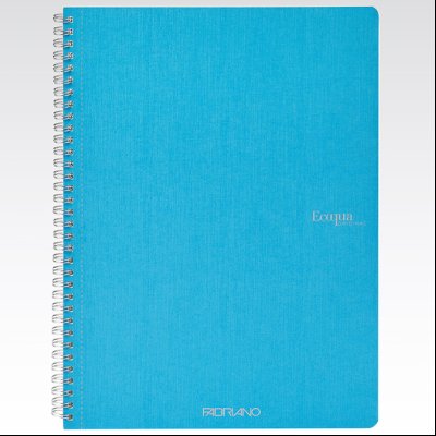 Sveska spirala A4 karo 70L 90g EcoQua Fabriano 19290111 tirkizna (turchese)