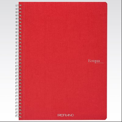 Sveska spirala A4 linija 70L 90g EcoQua Fabriano 19290206 crvena (lampone)