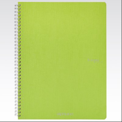 Sveska spirala A4 linija 70L 90g EcoQua Fabriano 19290207 limeta zelena (lime)