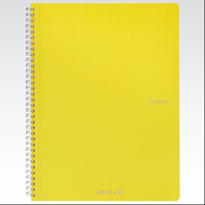 Sveska spirala A4 linija 70L 90g EcoQua Fabriano 19290208 limun žuta (limone)