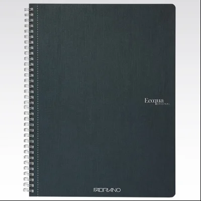 Sveska spirala A4 linija 70L 90g EcoQua Fabriano 19290210 kraljevsko zelena (royal green)