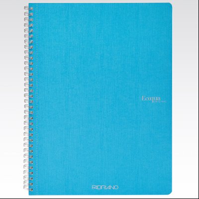 Sveska spirala A4 linija 70L 90g EcoQua Fabriano 19290211 tirkizna (turchese)