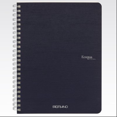Sveska spirala A5 karo 70L 90g EcoQua Fabriano 19148104 tamno plava (dark blue)