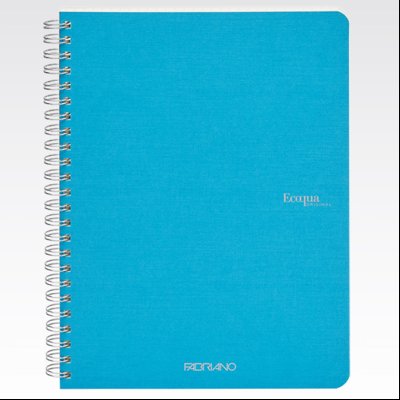 Sveska spirala A5 karo 70L 90g EcoQua Fabriano 19148111 tirkizna (turchese)