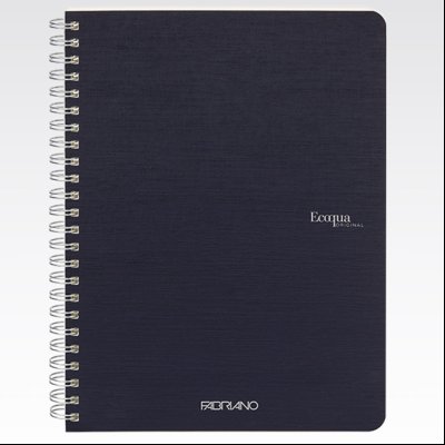 Sveska spirala A5 linije 70L 90g EcoQua Fabriano 19148204 tamno plava (dark blue)