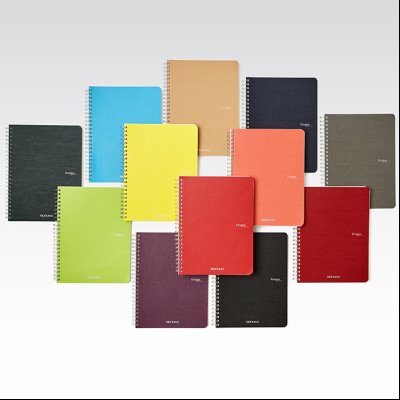 Sveska spirala A4 linije 70L 90g EcoQua Fabriano 19000033 sortirano 12boja