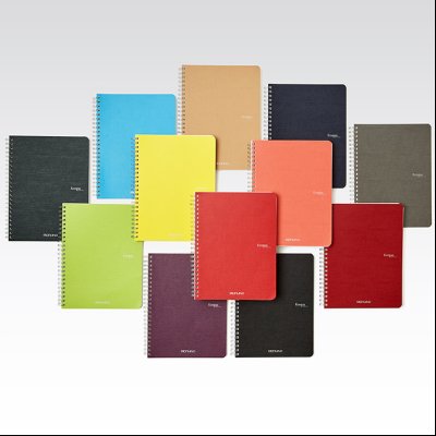 Sveska spirala A5 karo 70L 90g EcoQua Fabriano 19000032 sortirano 12boja