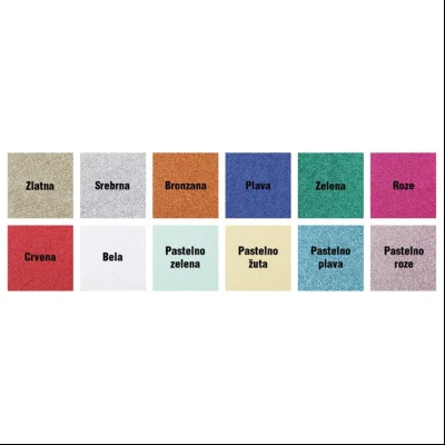 Papir glitter A4 330g pk3 Sadipal Fabriano S0020311 pastelno zeleni blister!!