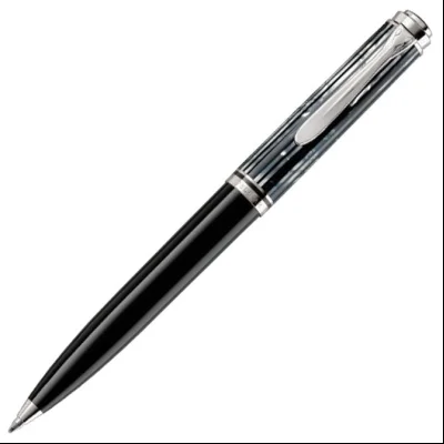Olovka hemijska Souveran K605+kožna bela futrola+poklon kutija G30 Tortoiseshell Pelikan 819336!