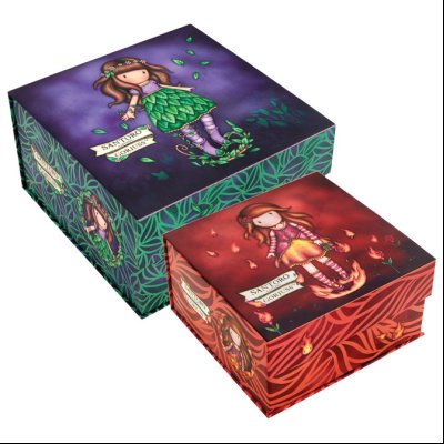 Kutija ukrasna magnet To The Ends Of The Earth/Fire In My Heart pk2 Gorjuss 1191GJS02!!