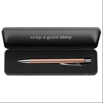 Olovka hemijska Snap Metallic K10+poklon kutija G24 uložak plavi Pelikan 821261 bakarna