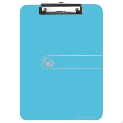 Podloga klip sa štipaljkom A4 pp Herlitz 11205671 providno plavo