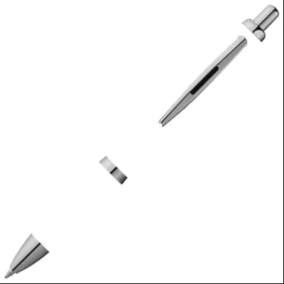 Olovka hemijska grip 11682 (8916A) Moscow prozirno bela