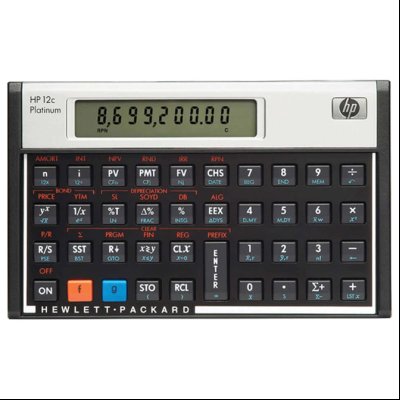 Kalkulator finansijski HP-12C PLATINUM /INT crni