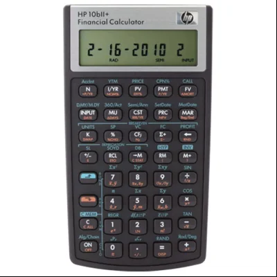 Kalkulator finansijski HP-10BIIPLUS /INT crni