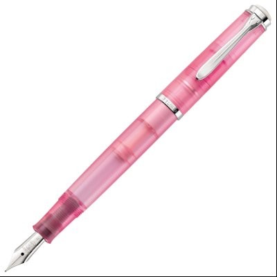 Nalivpero Classic M205 (M)+kožna bela futrola+poklon kutija G30 Pelikan 823845 kvarc-roze!!