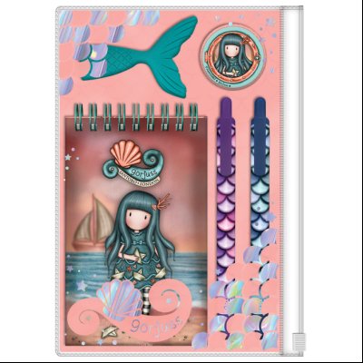 Set za pisanje u fascikli sa zipom Washed Ashore Gorjuss 1294GJ04