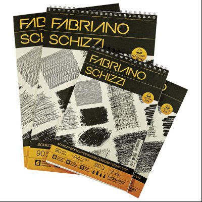 Blok Schizzi skicen (20% cotton) A3 80L 90g Fabriano 19100717