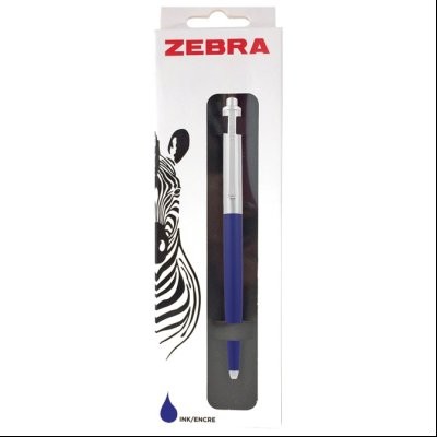 Olovka hemijska 0,7mm 901 Zebra 83742 srebrno-plava blister