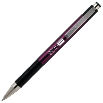 Olovka hemijska 0,7mm sa rebrastim gripom 301A Zebra 26349 metalik bordo-crna
