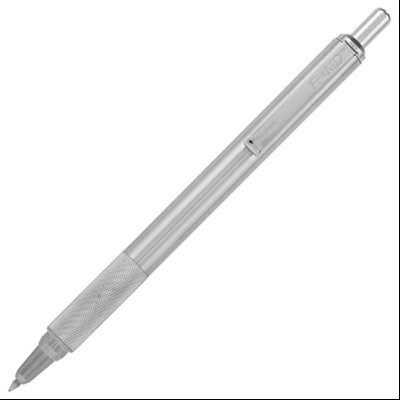 Olovka hemijska 0,7mm sa rebrastim gripom F-XMD Zebra 24270 srebrna