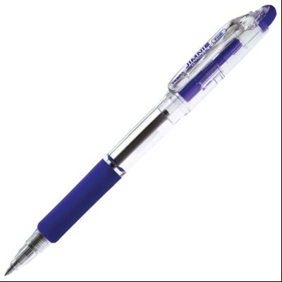 Olovka hemijska 0,7mm sa gumenim gripom (uložak plavi) Jimnie Retractable Zebra 30652 plava