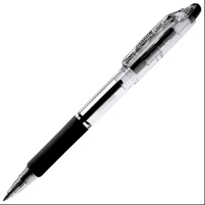 Olovka hemijska 0,7mm sa gumenim gripom (uložak crni) Jimnie Retractable Zebra 30651 crna