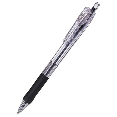 Olovka hemijska 0,5mm sa gumenim gripom (uložak crni) Tapli Clip Zebra 38331-10 crna