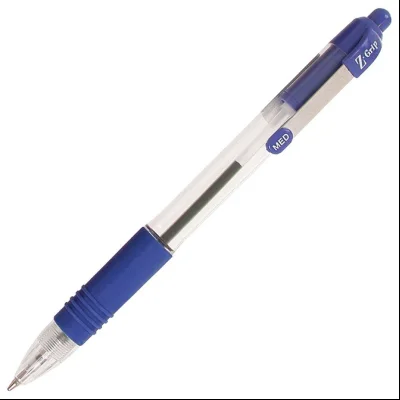 Olovka hemijska 1,0mm sa gumenim gripom (uložak plavi) Z-Grip Zebra 22220 plava