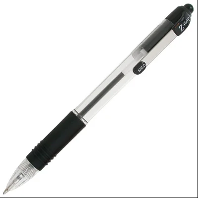 Olovka hemijska 1,0mm sa gumenim gripom (uložak crni) Z-Grip Zebra 22210 crna