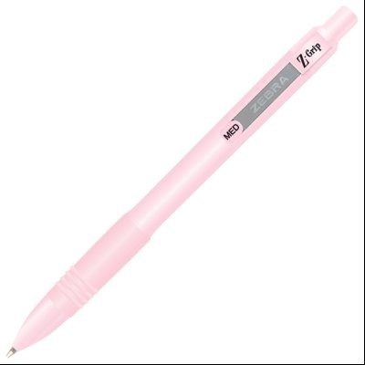 Olovka hemijska 1,0mm sa gumenim gripom Z-Grip Bespoke Pastel Zebra 91807 pastelno roze