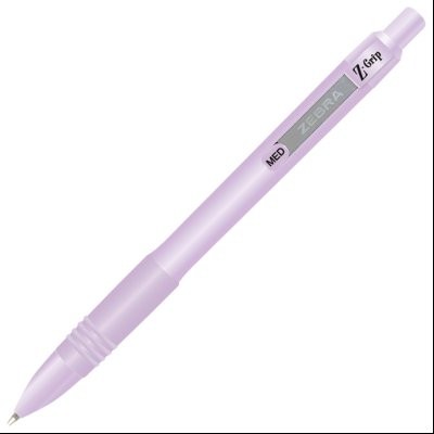 Olovka hemijska 1,0mm sa gumenim gripom Z-Grip Bespoke Pastel Zebra 91808 pastelno ljubičasta