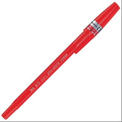 Olovka hemijska 0,5mm sa rebrastim gripom (uložak crveni) H-8000 Zebra E20663 crvena