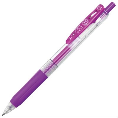 Roler gel 0,5mm sa gumenim gripom Sarasa Clip (uložak ljubičasti) Zebra 35138 ljubičasti