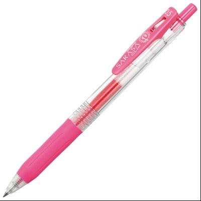 Roler gel 0,5mm sa gumenim gripom Sarasa Clip (uložak roze) Zebra 14317 roze