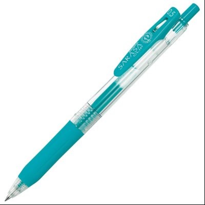 Roler gel 0,5mm sa gumenim gripom Sarasa Clip (uložak tirkizni) Zebra 45132 tirkizni