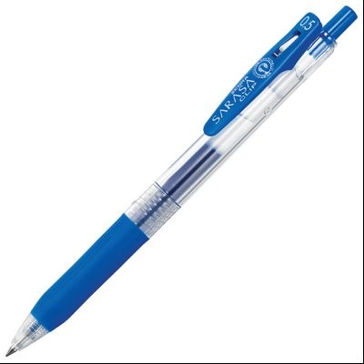 Roler gel 0,5mm sa gumenim gripom Sarasa Clip (uložak kobalt plavi) Zebra 35132 kobalt plavi